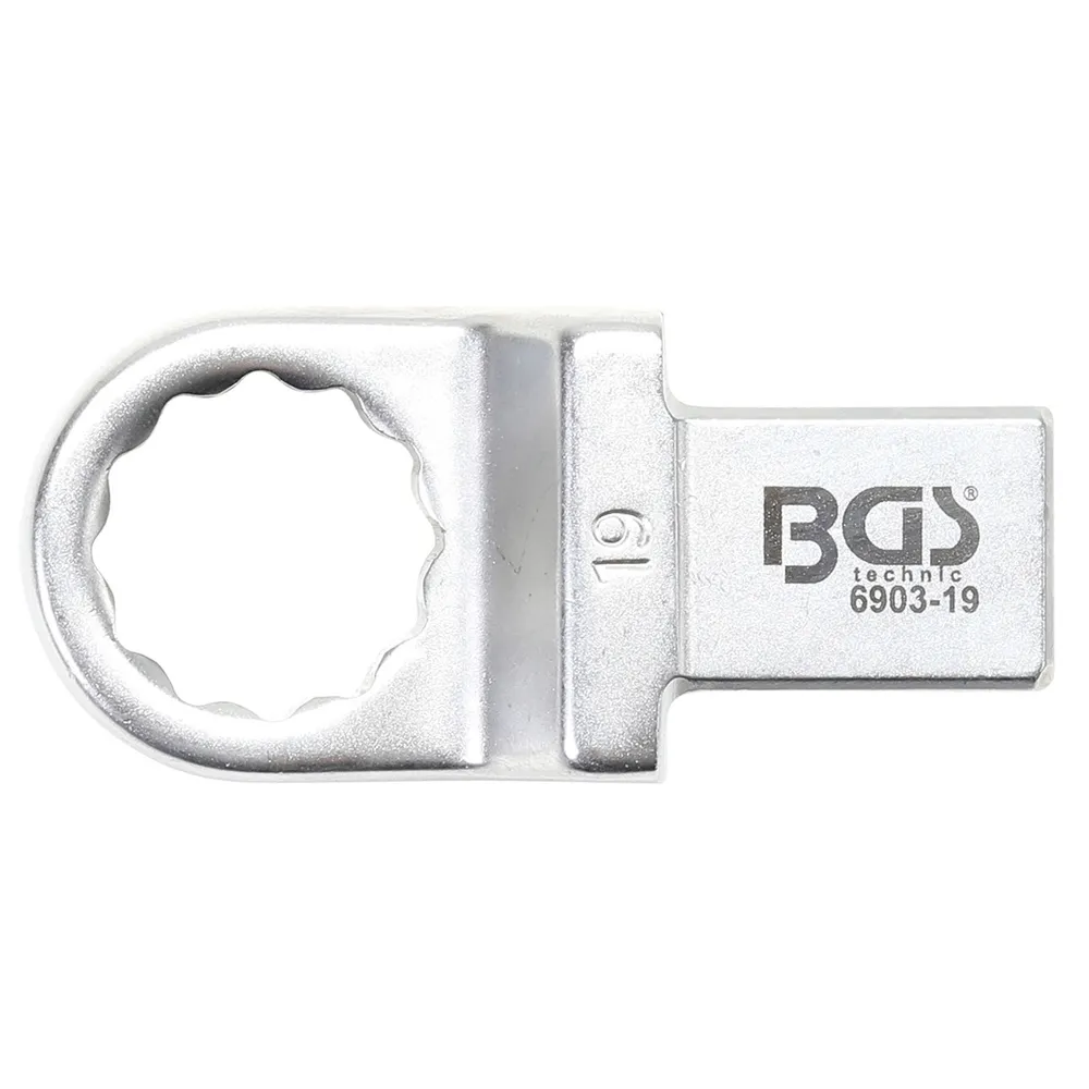 BGS Einsteck-Ringschlüssel 19 mm Aufnahme 14 x 18 - 6903-19