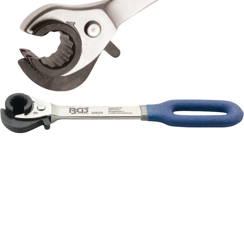BGS Ratschen-Ringschlüssel offen SW 9 mm - 30829