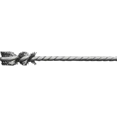 LESSMANN® - Mikro-Rohrbürste Stahldraht ø8 x 25/90mm, S3,3mm