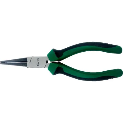 FORTIS - Langbeckzange poliert 160mm runde Backen Mehr-Komponenten-Griffe