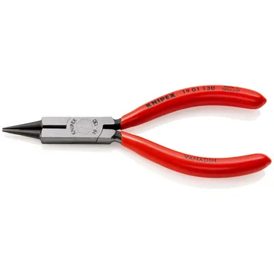 KNIPEX® - Rundzange mit Schneide 19 01 130 SB poliert kunststoffüberzogen 130mm