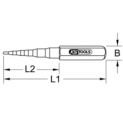 KSTOOLS® - Universal-Stufenschlüssel, 5-stufig, 1/4"-5/8"