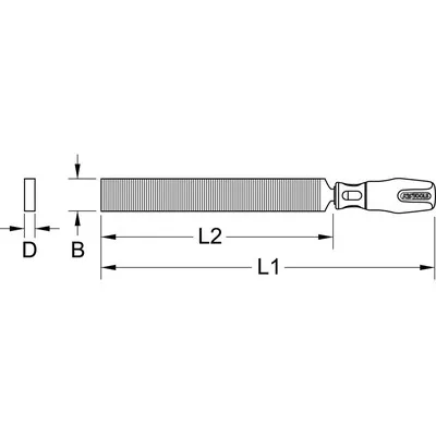 KSTOOLS® - BRONZEplus Flachschaber 310mm
