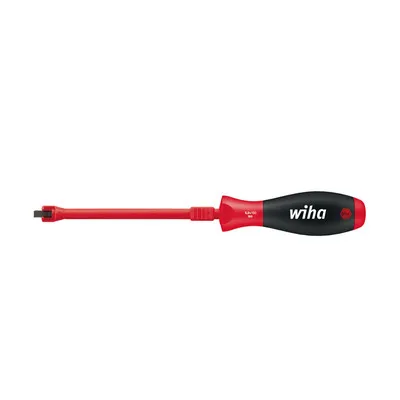 Wiha® - Schraubendreher Schlitz 398 Haltefunkt. Kunststoff Rundgriff 3x0,5x100mm