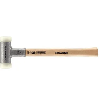 HALDER - SUPERCRAFT-Schonhammer, mit schwingungsdämpfendem, ergonomisch geformtem und lackiertem Hickorystiel