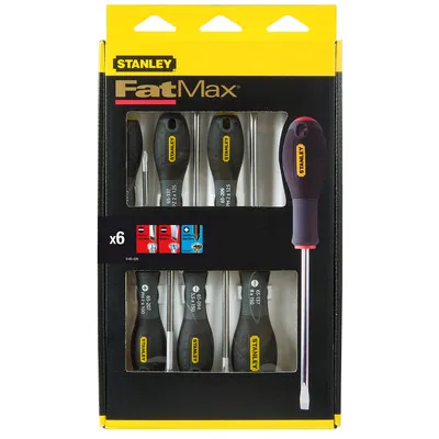 STANLEY® - Schraubendreher-Set FatMax 6-teilig, Schlitz/PZ