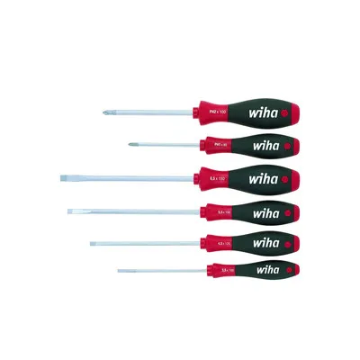Wiha® - Schraubendreher-Set 302 HK6 SO 6-teilig Schlitz Phillips®