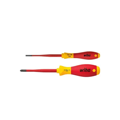 Wiha® - Schraubendreher-Set SB 3201 S204 2-teilig Schlitz PlusMinus Pozidriv