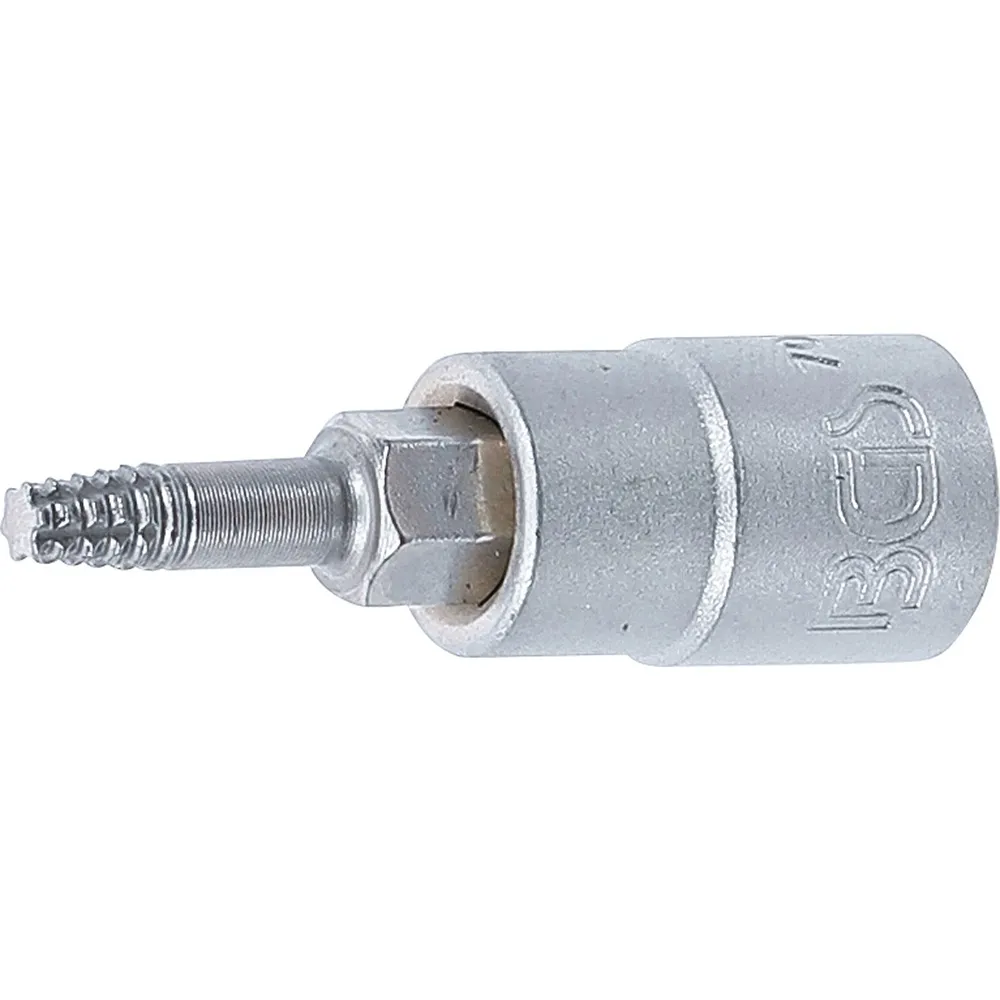 BGS Schraubenausdreher-Bit-Einsatz Antrieb Innenvierkant 6,3 mm (1/4") für defektes T-Profil (für Torx) T15 - 7098-T15