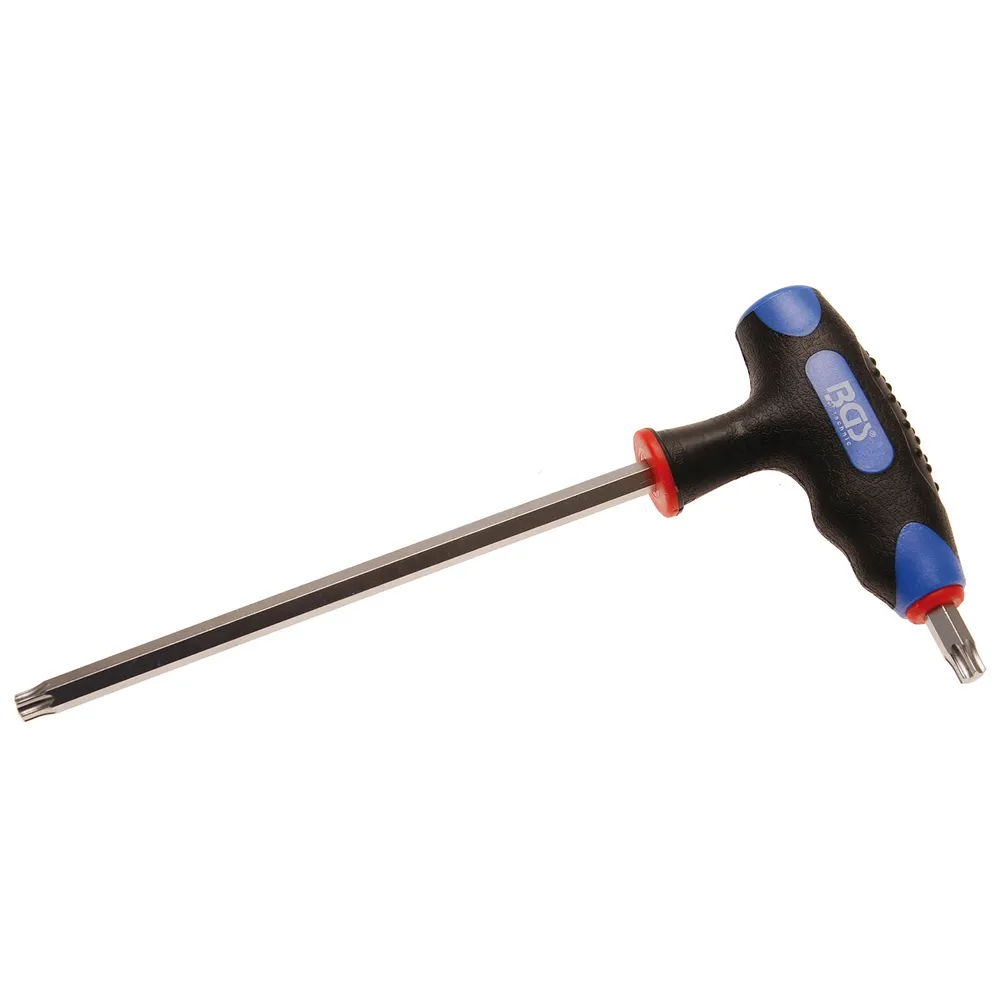 BGS Schraubendreher mit T-Griff und seitlicher Klinge T-Profil (für Torx) T40 - 4010-16