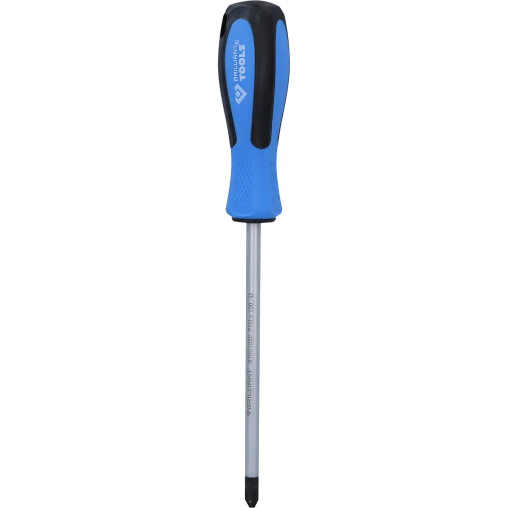 BRILLIANT TOOLS Schraubendreher Kreuzschlitz PH3 x 150 mm - BT031036