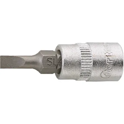 FORTIS - Schraubendreher-Einsatz 1/4" für Schlitz 4,0 x 0,8mm