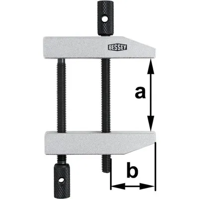 BESSEY® - Parallelschraubzwinge Größe 4 70mm