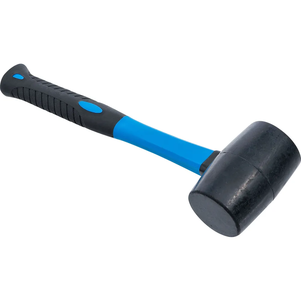 BGS Gummihammer Fiberglasstiel schwarzer Kopf Ø 50 mm 250 g - 1960