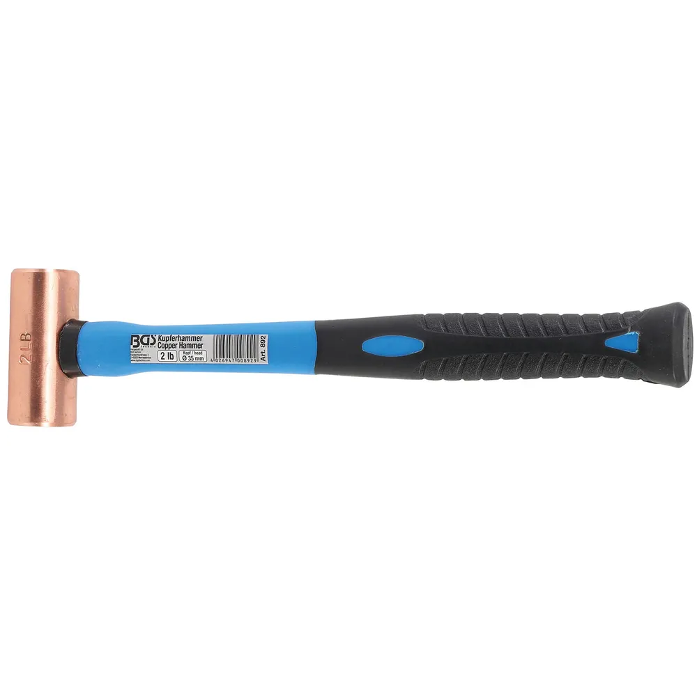 BGS Kupferhammer Fiberglasstiel Ø 35 mm 907 g (2 lb) - Kopf - 892