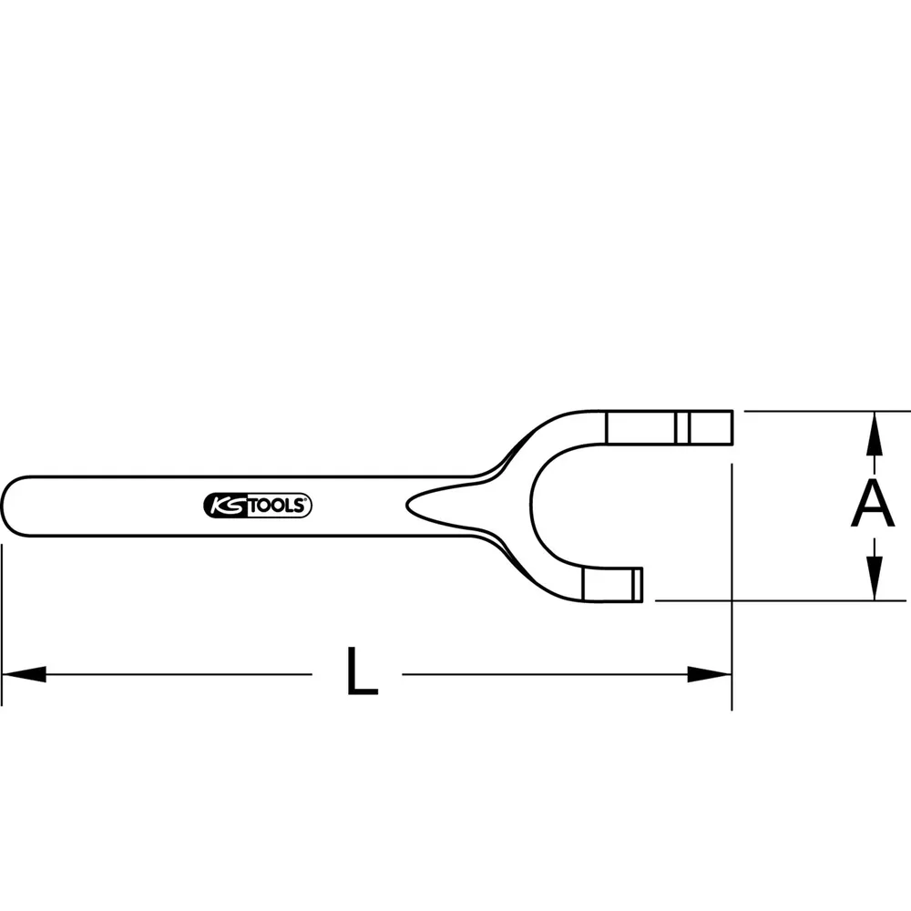 KS TOOLS BRONZEplus Handradschlüssel Ø 36 x 60 mm - 963.8238