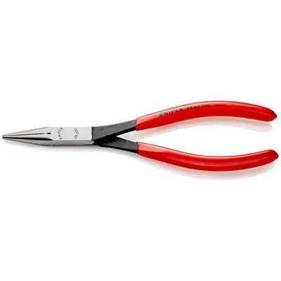 KNIPEX® - Montierzange 28 21 200 flachrund, spitz zulauf. poliert kstüberz. 200mm
