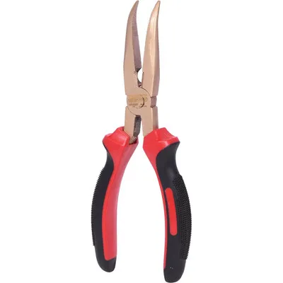 KSTOOLS® - BERYLLIUMplus Telefonzange gewinkelt 180mm