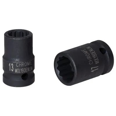 KSTOOLS® - 3/8" 12-kant-Kraft-Stecknuss, kurz, 6mm