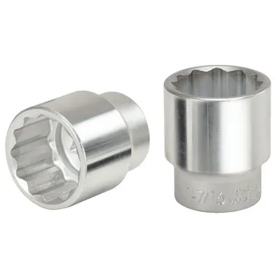 KSTOOLS® - 1" 12-kant-Stecknuss, kurz, 1.1/2"
