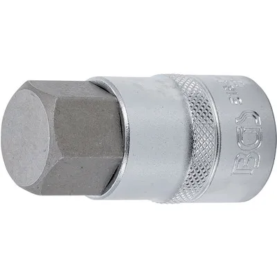 BGS - Bit-Einsatz Antrieb Innenvierkant 12,5mm (1/2") Innensechskant 22mm
