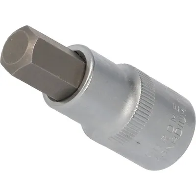 Brilliant Tools - 1/2" Innensechskant Bit-Stecknuss, 55mm lang, 17mm