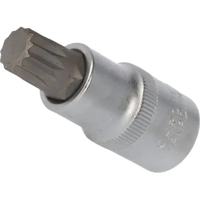 Brilliant Tools - 1/2" Vielzahn-Bit-Stecknuss, 55mm lang, M9