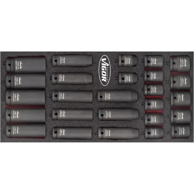 VIGOR® - Kraft-Steckschlüssel-Satz V5602