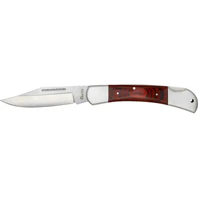 FORTIS - Arbeitsmesser Holz im Lederetui 220mm
