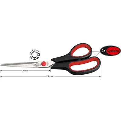 VIGOR® - Universal-Schere V1304, Gesamtlänge 202mm
