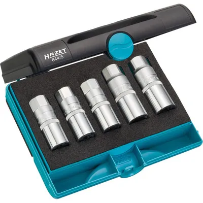 HAZET - Stehbolzen-Ausdreher-Satz 844/5, 1/2" Vierkant, 5-teilig