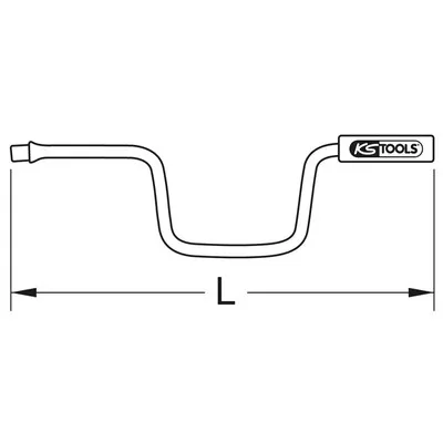 KSTOOLS® - 1/4" Kurbel