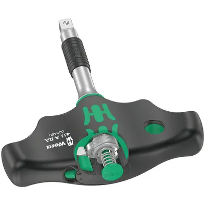 Wera® - 411 RA Quergriff-Adapterschraubendreher mit Ratschenfunktion, 1/4" x 45mm