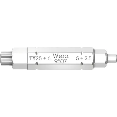 Wera® - 9507 SB 4--1 Bit 2, 2,5, 5, 6 x TX 25 x 37 mm