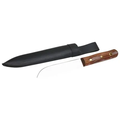 -MAG - Matrosenmesser, Titan, Lederscheide, Länge 240mm, Klingenlänge 130mm