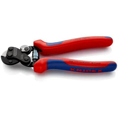 KNIPEX® - 95 62 160 TC Drahtseilschere für Reifencord brüniert 160mm