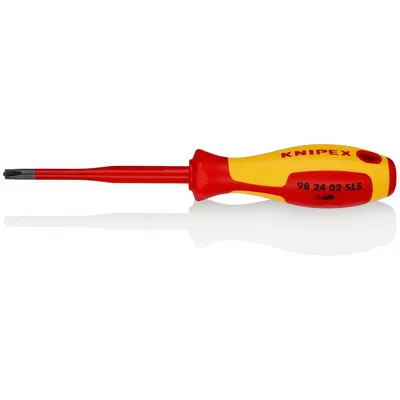 KNIPEX® - Schraubendreher PlusMinus Phillips® 98 24 02 SLS iso. MK SL/PH2 x 100mm