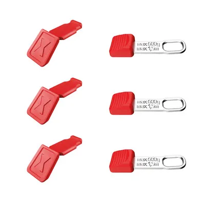 KNIPEX® - TetheredTool Clips + ColorCode Clips rot, je 3 Stück 122 mm 006306TCR