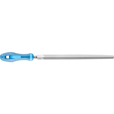 PFERD - Werkstattfeile mit Heft Dreikant 150mm Hieb 3 für Feinbearbeitung, Schlichten