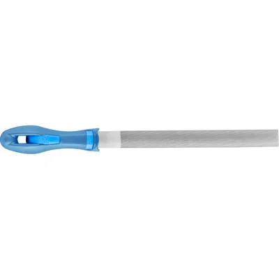 PFERD - Werkstattfeile mit Heft Halbrund 200mm Hieb 3 für Feinbearbeitung, Schlichten
