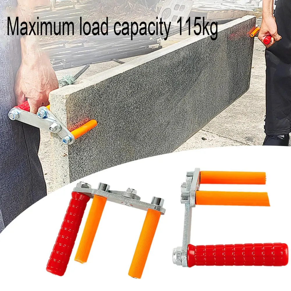 2Pcs Gipskarton Heber Panel Träger mit Rutschfeste Komfortable Grip Hebe Werkzeug für Tragen