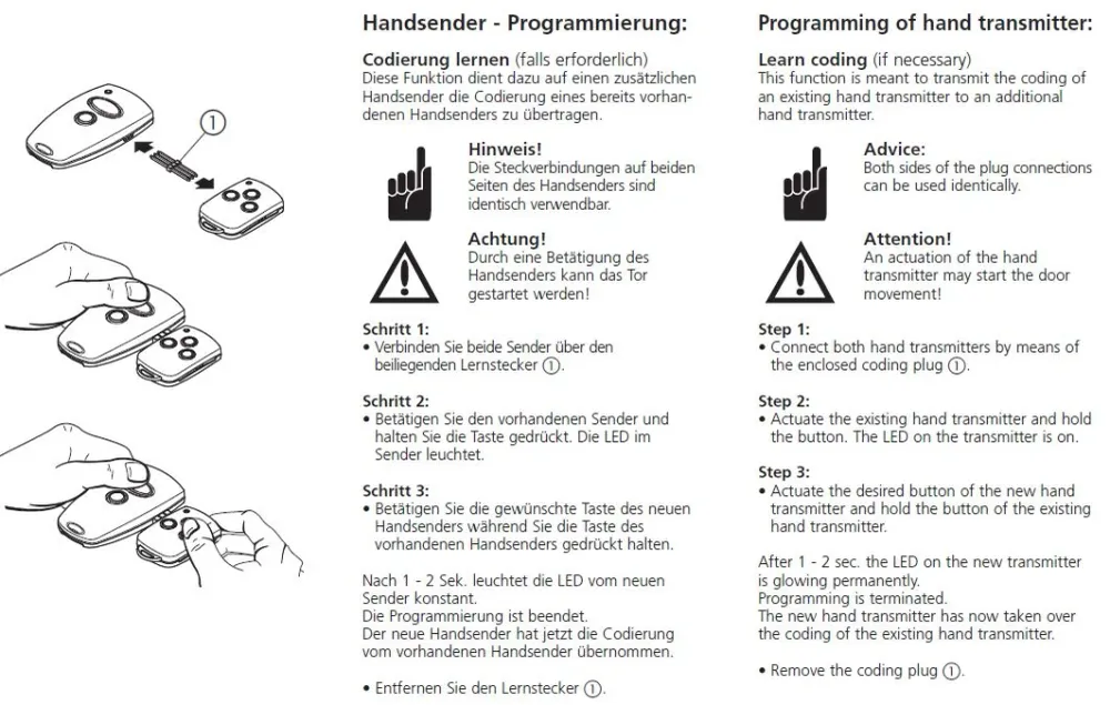 ★Alulux Steckbuchse Lernkabeladapter Handsender