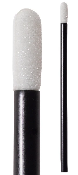 (Bag 50 Swabs) 71-4502: 4.125” Overall Length Foam Swab Small Flexor Tip Foam Mitt and Polypropylene Handle