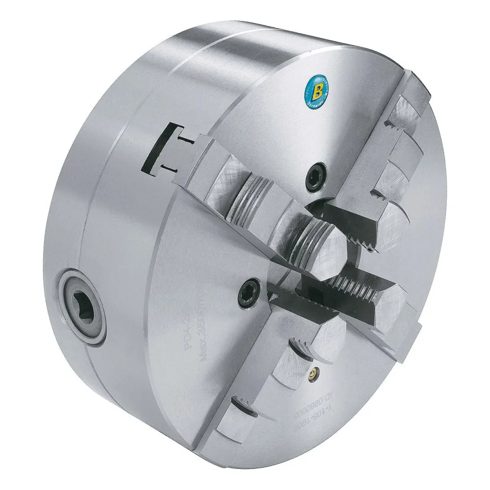BERNARDO 4-Backenfutter aus Stahl – Modell Präzisions-4-Backenfutter PO4-250/D6