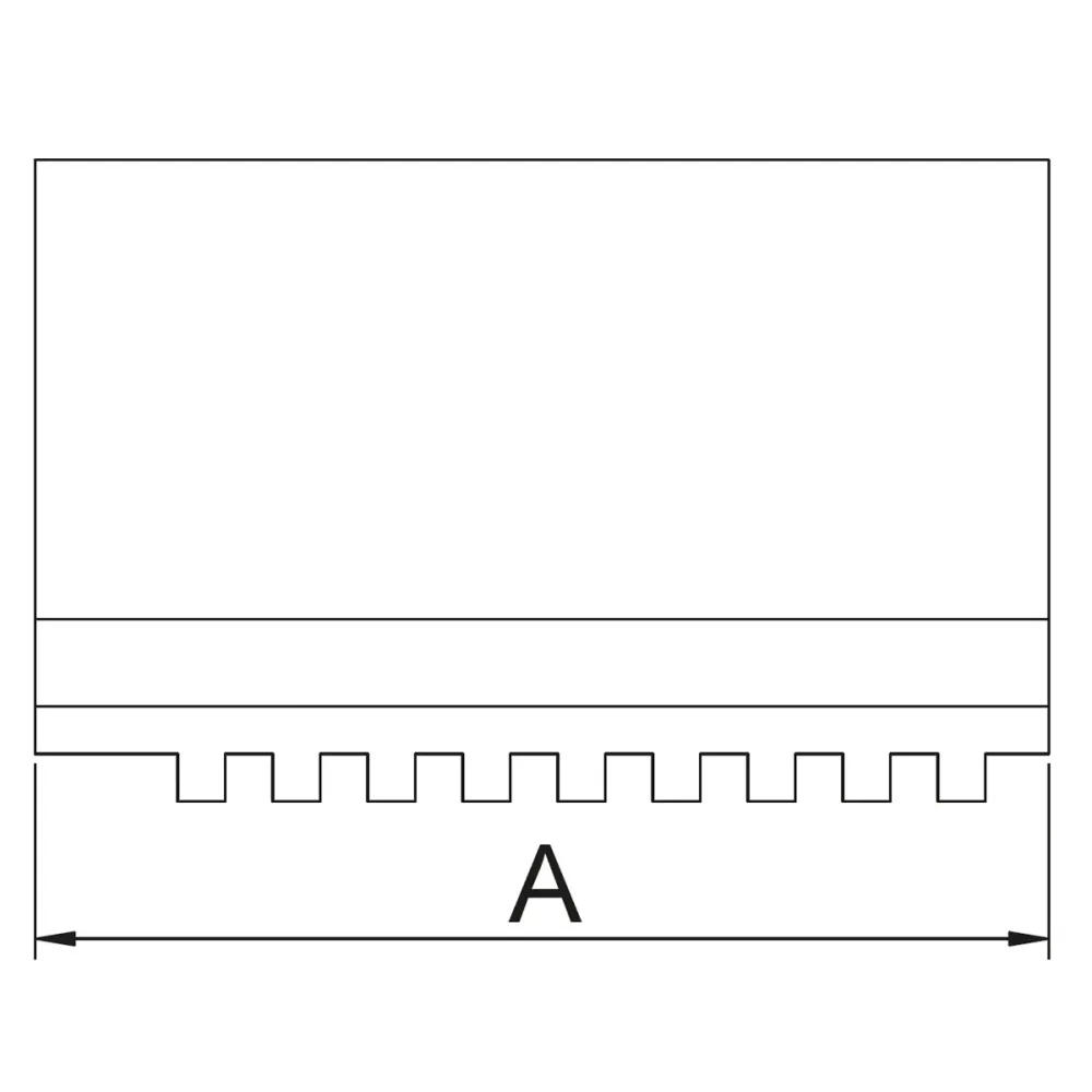 BERNARDO Backe für 3-Backenfutter DK11 – Modell Weiche Monoblockbacke DSJ-DK11-125