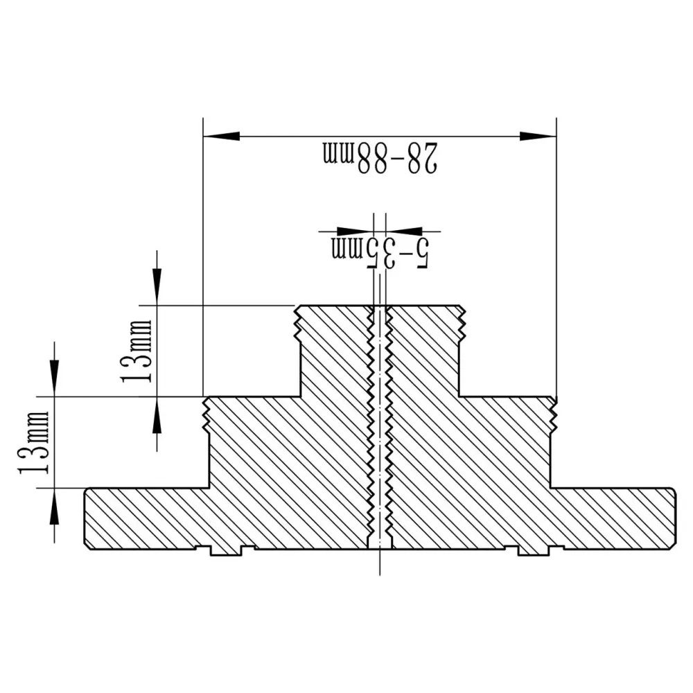 BERNARDO Spannfutter – Modell Stufenbacke f. Spannfutter M 115