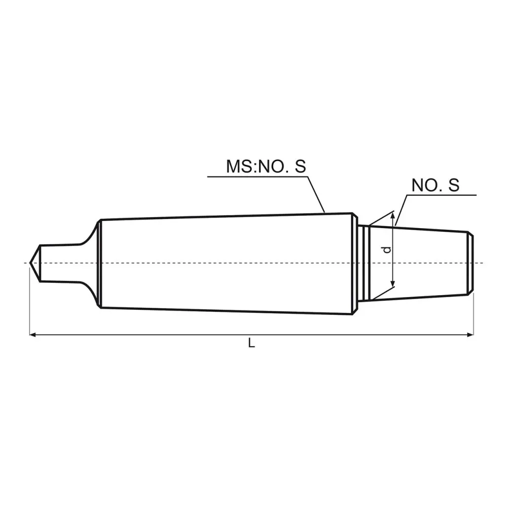 BERNARDO Spannmittel für Werkzeuge – Modell Bohrfutterdorn MK 4 - B 22