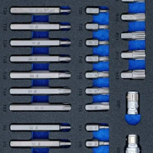 BGS 4093 Kombi Satz Bits Bit Adapter Werkstattwageneinlage 1/3