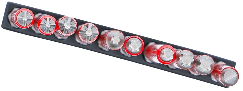 BGS DIY 20812 Satz Antirutsch Bits magnetisch Länge 110mm 10 teilig