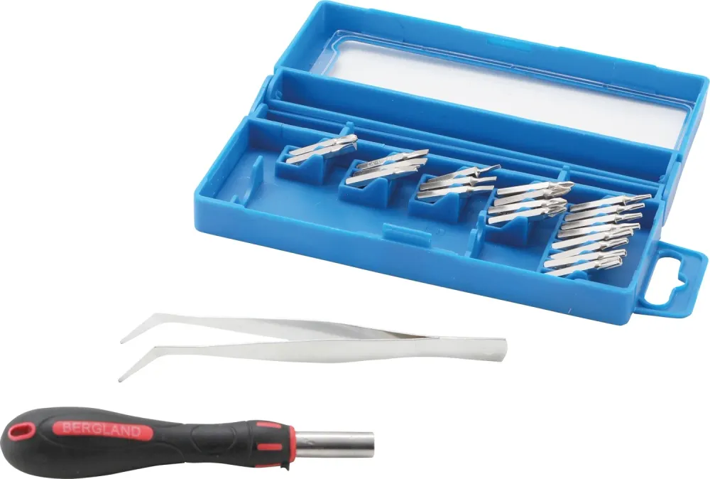 BGS DIY 20823 Satz MICRO Bit mit Halter 22 teilig
